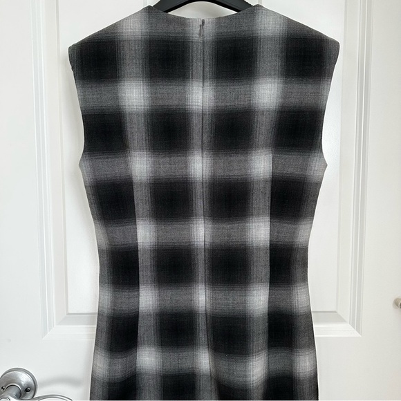 SPORTMAX MaxMara Checked Sleeveless Crewneck Mini Dress. Sz: M US4/6 165/88A NWT - Picture 15 of 16